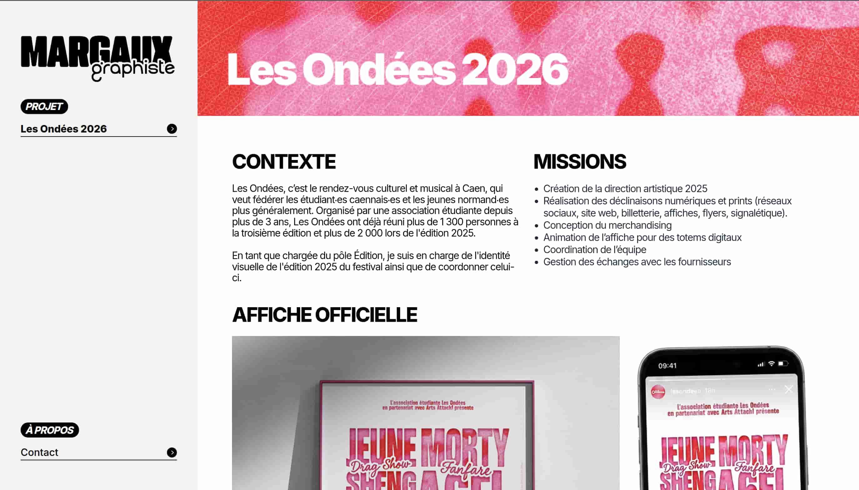 Aperçu du projet Portfolio Studio Trop Chouette